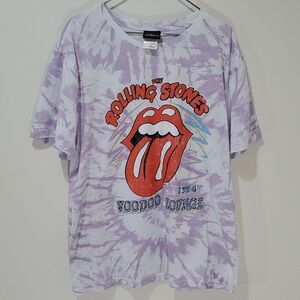 the Rolling Stone tie dye short sleeve shirt
